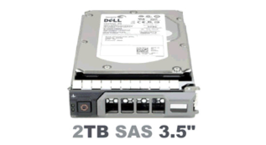0GFVJV Жесткий диск Dell HDD 2TB 6G 7.2K 3.5" SAS  w/F238F